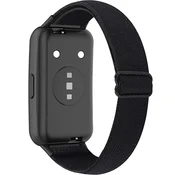 GS Najlonski pašček za Huawei Band 7, črne barve