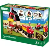 Set Brio – Vlak s tračnicama i opremom, Farma, 20 dijelova