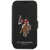 US Polo USFLBKP12LPUGFLBK iPhone 12 Pro Max 6,7 czarny/black book Polo Embroidery Collection (USP000072)