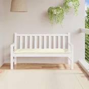 Jastuk za vrtnu klupu krem 150 x 50 x 7 cm od tkanine Oxford