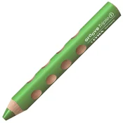 Lyra Groove TripleOne Ergonomic Triangular 3-In-1 Barvni svinčnik Pastel Green 1 kos