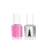 Set Essie: Vegan Polish Glossy Nail Polish 20 Lovie Dovie 13.5 ml + Nail Care - Nail Strengthener Good To Go Top Coat 5 ml