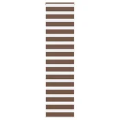 Zebra zavjesa Smeda 65x230 cm Širina tkanine 60,9 cm Poliester