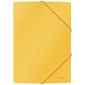 Mapa kartonska z elastiko a4 leitz cosy rumena 30020019