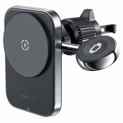 Premium 2v1 QI avtomobilsko magnetno držalo Acefast D18 za mobilne naprave in Apple pametne ure - 15W - vent