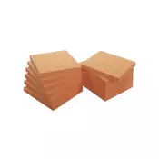 Samolepljivi listici Fornax NEON 80 lis, 75x75 naran. 421614