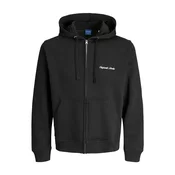 JACK & JONES Jopa na zadrgo JORNORREBRO črna/bela