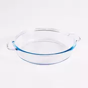 BORCAM okrugli vatrostalni stakleni spremnik s ručkom, 1,850 ml, 39025654 mm 1026195
