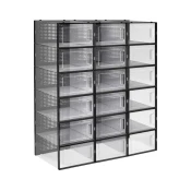 Modularni regal BOXIFY s predelki, črn