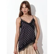 Busem Bluza temno modra/črna/bela