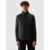 Mens 4F Recycled Down Vest - Black