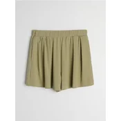 Sinsay - Plisirani skort sa dodatkom viskoze - svetlo zelena