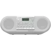 Prenosni CD radio PANASONIC RX-D552E-W Bel