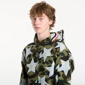 Mikina A BATHING APE Sta Over Print 1st Camo Shark Cropped Fi Green UNISEX L