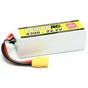 LemonRC LemonRC lipo akumulatorski paket za modele 22.2 V 4300 mAh Število celic: 6 35 C mehka torba XT90, (20641317)