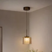 Searchlight LED-visoka svetilka Tumblers, enosvetilna, bronasta, steklo, 3.000 K - Dnevna soba/jedilnica - Bronasta, rjavo obarvana - Plastika