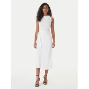 BOSS Cocktail obleka Emiaky 50558902 Bela Slim Fit