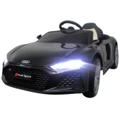 Audi R8 Sport Black Baterijski automobil EVA Kožna Pilot