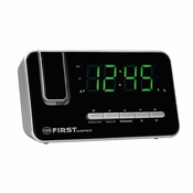 Radiobudilka FIRST AM/FM, dual alarm, projekcija, AUX, temp.