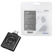 LOGILINK UA0365 USB 3.2 audioadapter EQ-val USB-C/M - 2x3.5 mm/F 7.1 kanalni crno
