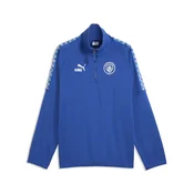 PUMA Manchester City KING Quarter-Zip Sweatshirt Men, Sport, Speedy Blue/White, XXL