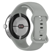 Silikonski pas Techsuit W031 za Google Pixel Watch 3 45mm - siv
