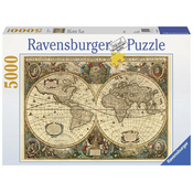 Ravensburger Zemljevid starega sveta Puzzle/5000 kosov