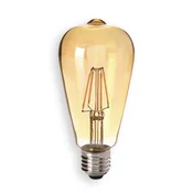 Sylvania LED rustikalna svetilka E27 4,5W 825 zlata, prozorna