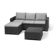KETER Baštenskia garnitura California 3 seater modular, grafit