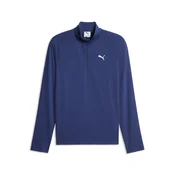 PUMA Quarter-Zip Training Top Men, Fitness, Blue Jewel, S
