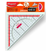 MAPED Geo trikotnik Flex 26 cm/45 + držalo