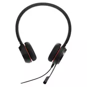 Jabra Evolve 20 SE Headset Wired Head-band Office /Call center USB Type-C /USB Type-A Black