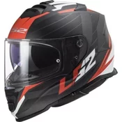Kaciga za motor LS2 Storm Nerve (FF800), crna/crvena
