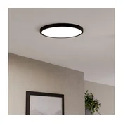 Eglo 901725 -LED RGBW zatemnljivo kopalniško stropno svetilo FUEVA-Z LED/17,5W/230V 39,9cm IP44 črna