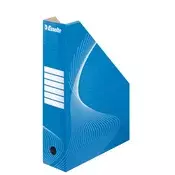Držač za fascikle ESSELTE 10025, karton, preklopni, plavi, 80 mm