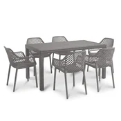 Livo 6+1 set vrtnega pohištva cappuccino