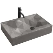 Umivalnik Rea Rock Grey Mat