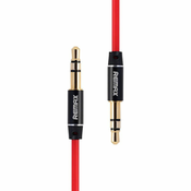 REMAX mini jack 3,5 mm pomožni kabel remax rl-l200, 2 m (rdeč)