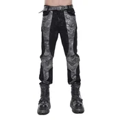 Moške hlače jeans DEVIL FASHION - Knightcore - washed črne - PT295