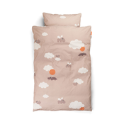 DONE BY DEER Posteljina Happy Clouds, Roze