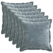 vidaXL Prevleka za blazino 6 kos HOUTEN Svetlo modra 40 x 40 cm