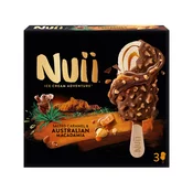 Sladoled lučka slana karamela z makadamijo Nuii, Nestle, 3 x 90 ml