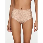 Chantelle Klasične spodnje hlačke z visokim pasom Soft Stretch C11D70 Bež