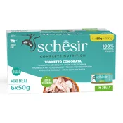 Schesir Complete Nutrition fileti u želeu 6 x 50 g - Tuna s oradom