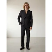 ARMIE Suknjič The Anders Relaxes Fit Double-breasted Blazer črna