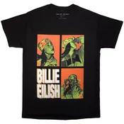 Billie Eilish Majica 3 Photo Logo Unisex Black 2XL