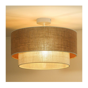 Duolla - Plafonski luster YUTE BOHO 3xE27/15W/230V precnik 60 cm braon/krem