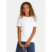 Calvin Klein Jeans Majica  črna / bela