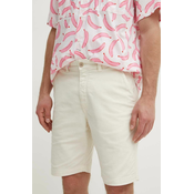 Kratke hlače Pepe Jeans CARPENTER SHORT moške, bež barva, PM801101