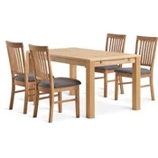 HAGE D150 sto natur hrast +4 HAGE stolice natur hrast